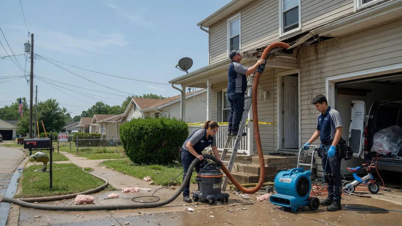 Water Damage Restoration in Chambersburg, IL near me